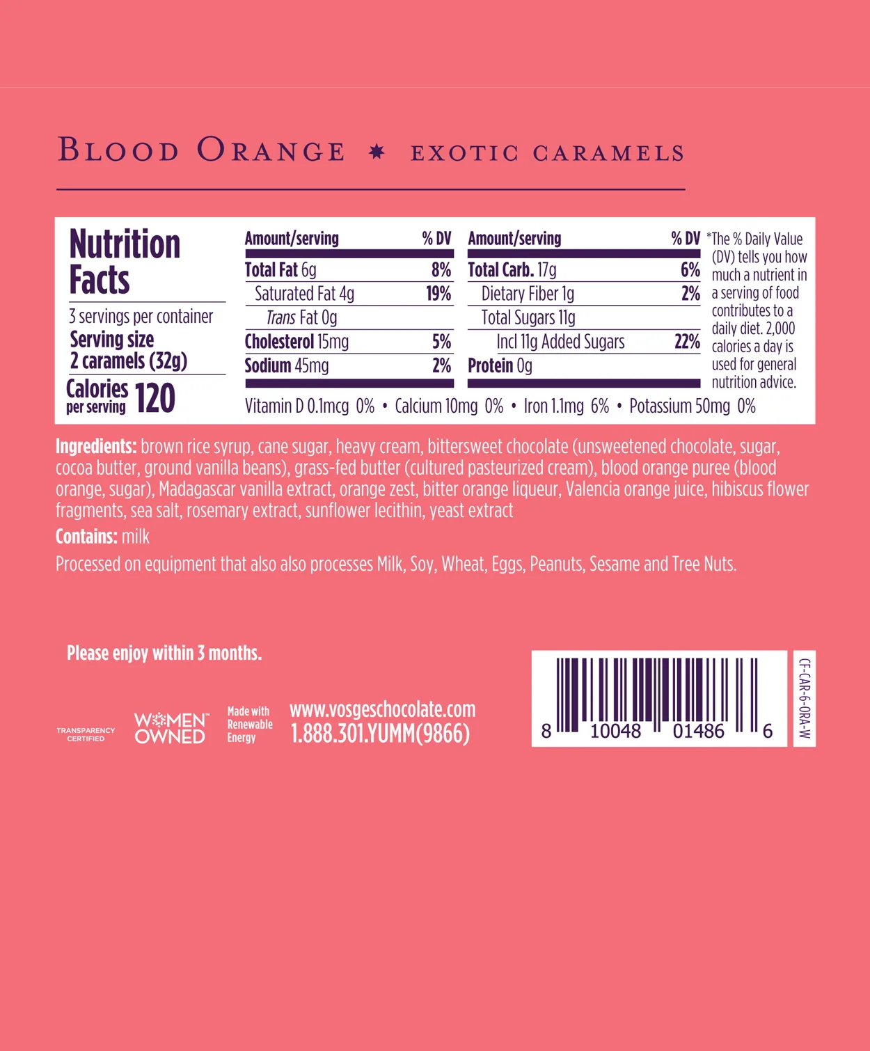 Blood Orange Hibiscus Caramels - Image 4