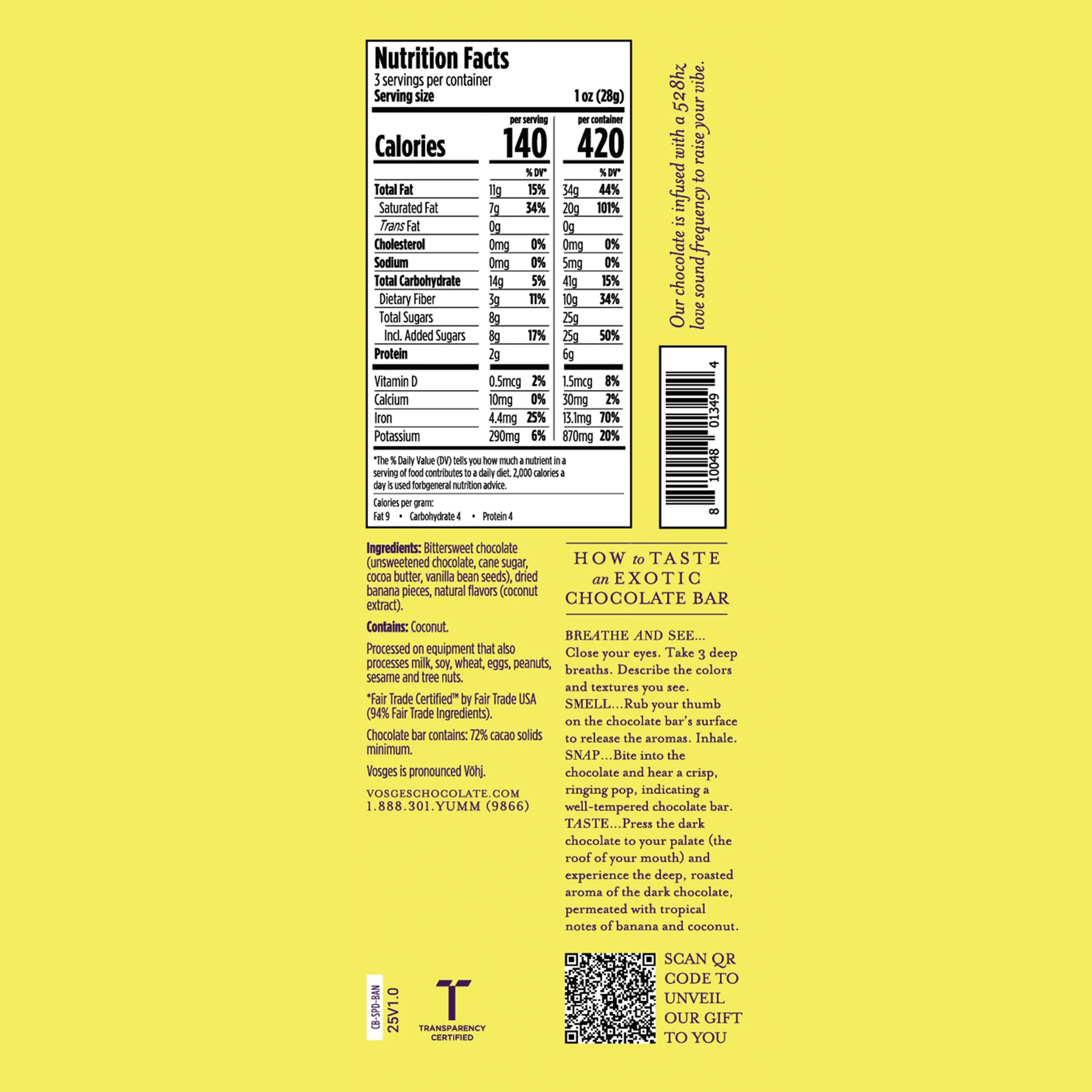 Banana Coconut Chocolate Bar - Image 5
