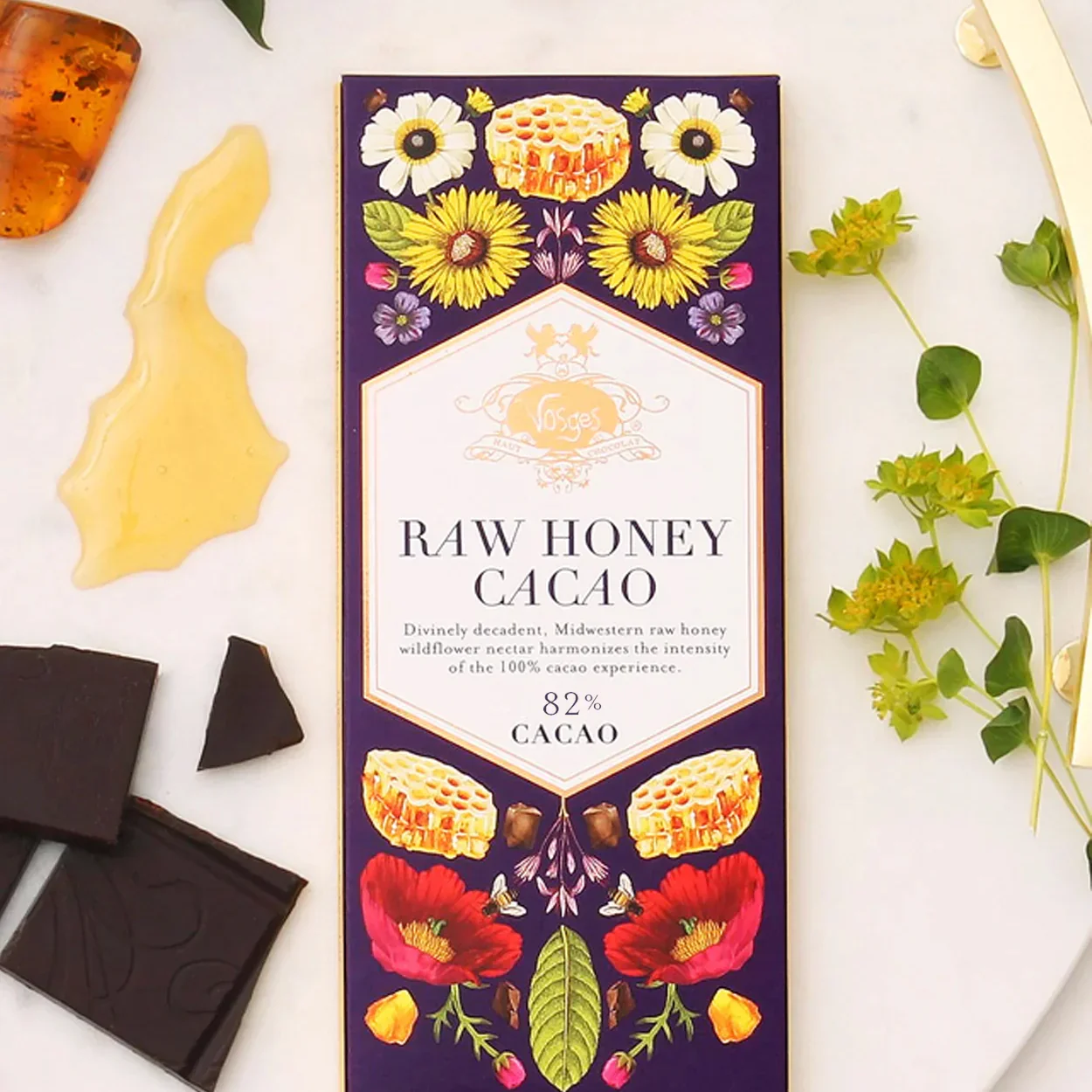 Raw Honey Cacao Chocolate Bar - Image 4